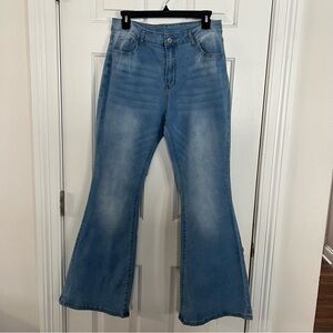 Source Unknown Denim Flare Jeans